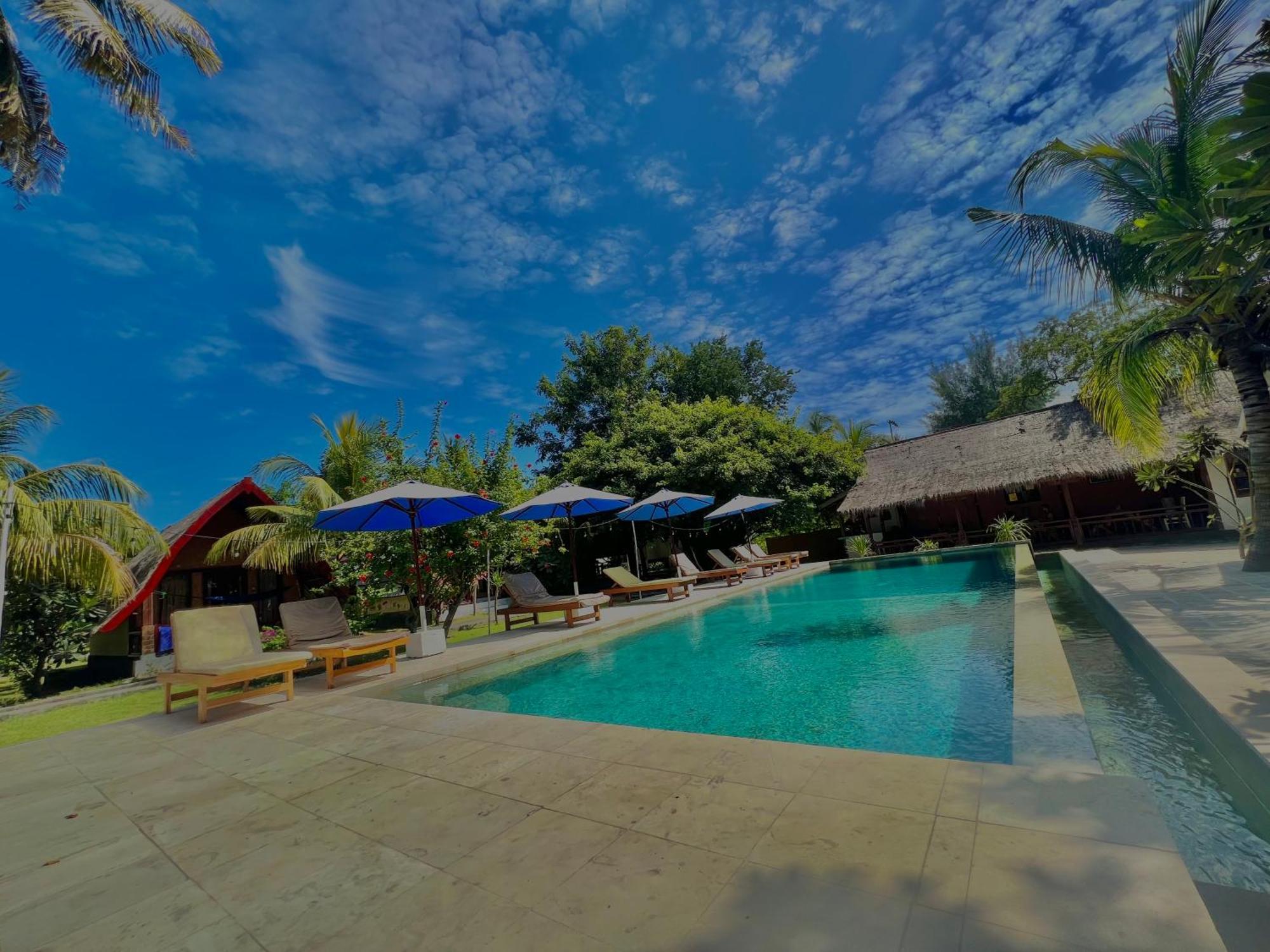 Gita Gili Bungalow Gili Air Exterior foto